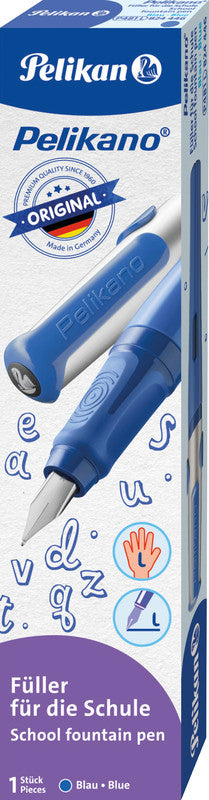 Pelikano – Federspitze L – für Linkshänder – Blau – Patronen