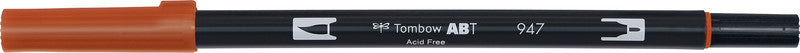 Tombow Brush Pen ABT – Pinselspitze – gebrannte Siena – wasservermalbar