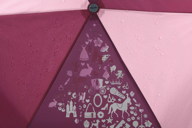 Step by Step Kinderregenschirm Doppler – Ø 50,5 cm, L 22,5 cm – Berry – Magic Rain – Kunststoff/Metall