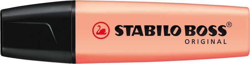 STABILO BOSS Original Textmarker Pfirsich – Keilspitze, 2–5 mm