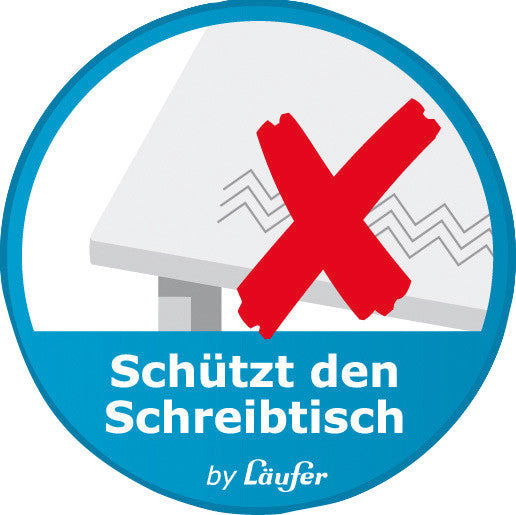 Laufer Schreibunterlage Durella Soft – 650 × 500 mm – Kunststoff, rutschfest