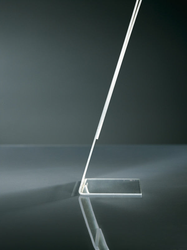 Sigel Tischaufsteller – für A4 Hochformat, Transparent, Kunststoff, 213×78×302 mm