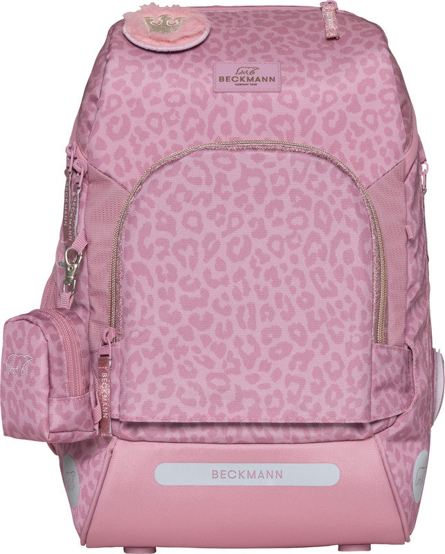 Beckmann Schulrucksack-Set Active Air Flx – 6-teilig – Furry mit Wendepailletten