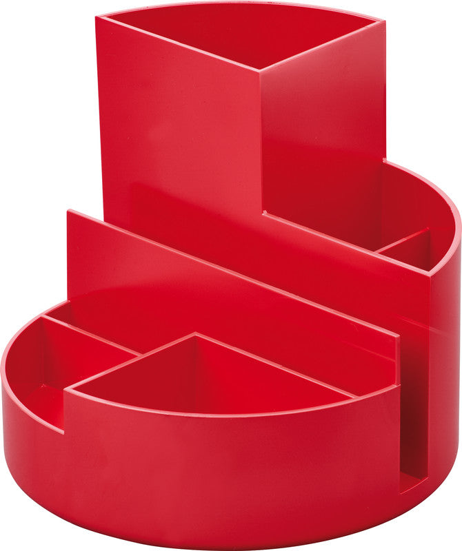 MAUL Schreibgeräteköcher – Kunststoff, rot, 140 × 125 mm