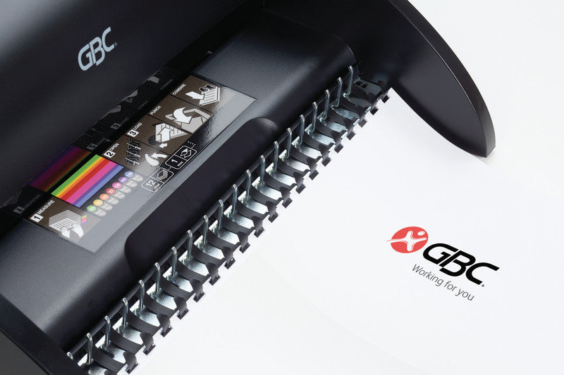 GBC CombBind C110 Stanz- und Bindemaschine – Plastikbindung, für 21-Loch, A3, bis 12 Blatt