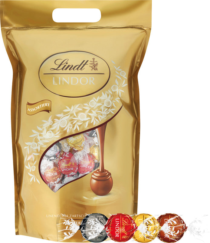 Lindt Lindor Pralinés Kugeln – assortiert, 160 Stück (2 kg)