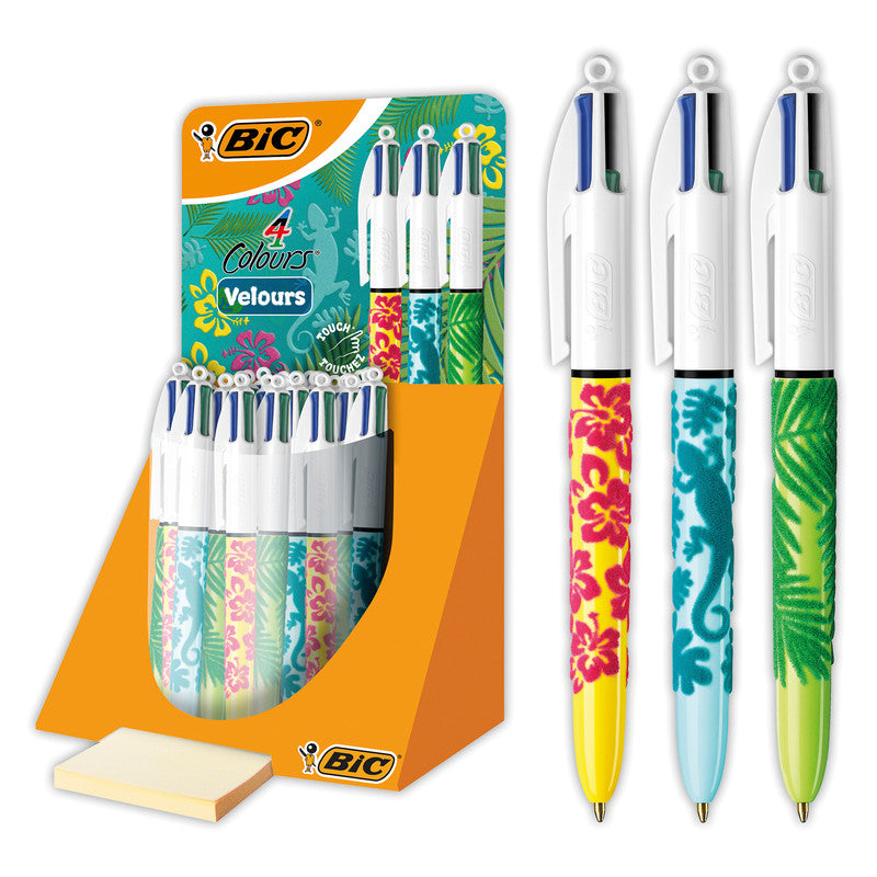 BIC 4 Farben Multifunktions-Kugelschreiber – 4 Farben, Spitze 1 mm, Druck, 30er Pack
