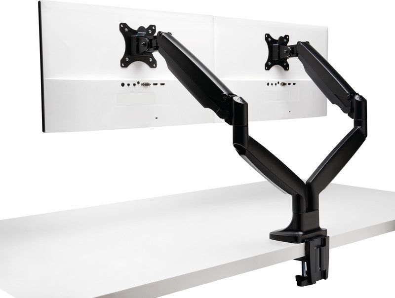 Kensington One Touch SmartFit – Monitorarm, 2 Monitore, Tischklemme, bis 34", VESA 75 × 75/100 × 100 mm, 9 kg