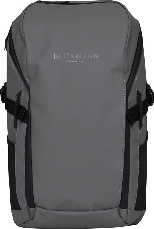 Beckmann Street Go – Notebook-Rucksack – für 16"-Notebook, 26 l, rPET, grau, USB-Anschluss