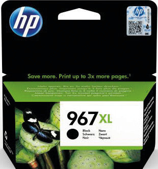 HP Tintenpatrone 967XL, Schwarz – für Tintenstrahldrucker/Multifunktionsgeräte