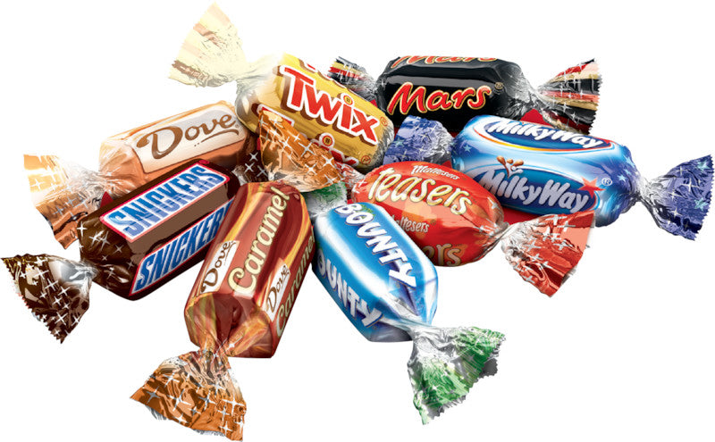 Celebrations Schokoladensnack Mini-Riegel – Sortiert, Schachtel, 385 g