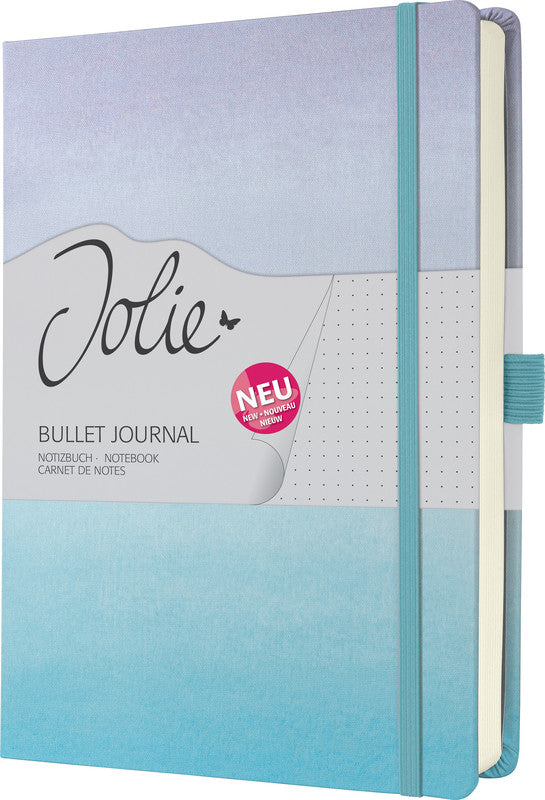 Sigel Notizbuch A5+, punktkariert, Fadenheftung, Hardcover, 200 Seiten, 120 g/m² – mehrfarbig