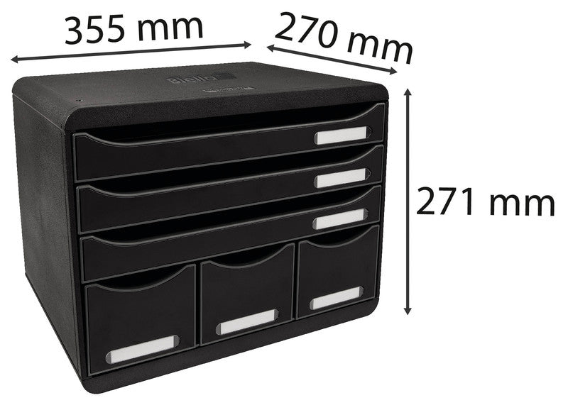 Biella Schubladenelement Maxi – für Format A4+ – 355 × 270 × 271 mm