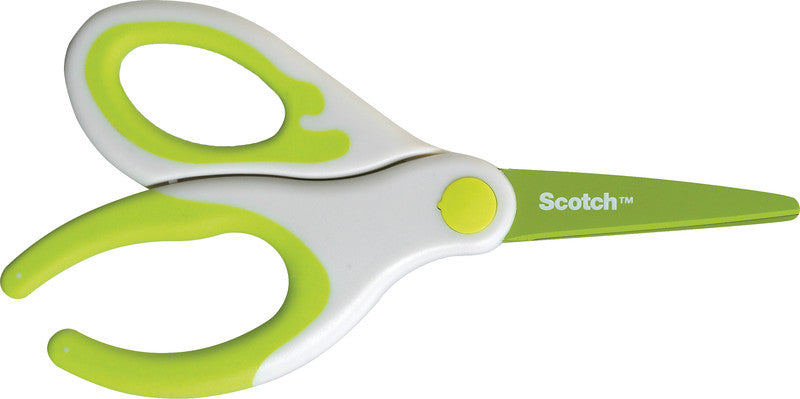 Scotch Universalschere – 20,0 cm, Edelstahl, für Rechts- und Linkshänder, abgerundet, Kunststoff, grün