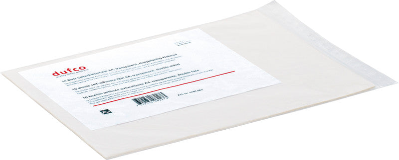 Dufco Klebefolie – permanent, transparent – 21,0 × 29,7 cm