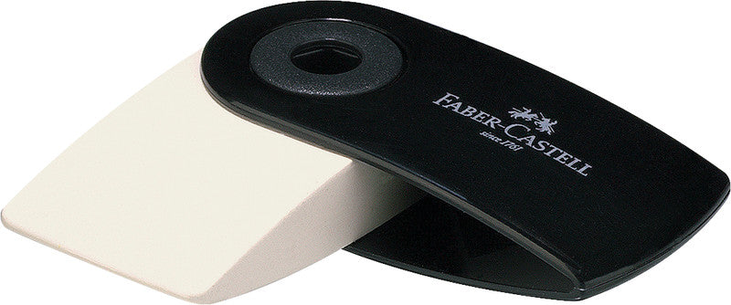 Faber-Castell Grip 2001 Bleistift, Grip-Zone, B, Mine Ø 2 mm, Schwarz – 5-teiliges Set