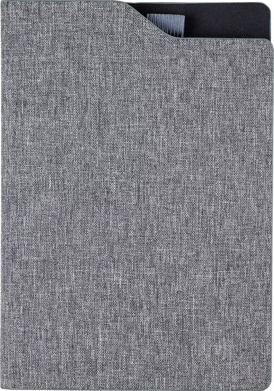 Kolma Notizbuch, A5, punktkariert, Leimbindung, Hardcover, 160 Seiten, 80 g/m² – grau