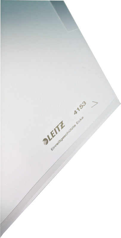 Leitz Sichtmappe A4 – transparent, Kunststoff, glänzend, 150 µm, 100er-Pack