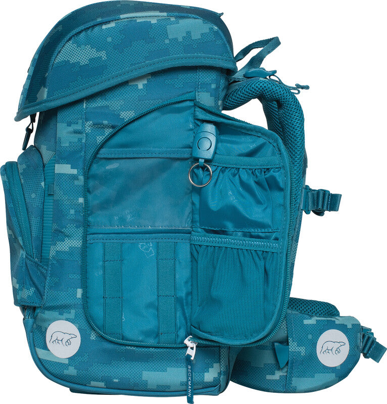 Beckmann Schulrucksack Plus Air – 6-teilig – Jungle Game
