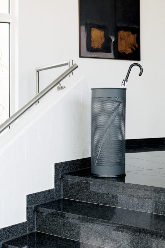 Durable Schirmständer – Metall, Anthrazit, 28,5 l, Ø 26 cm × 62 cm