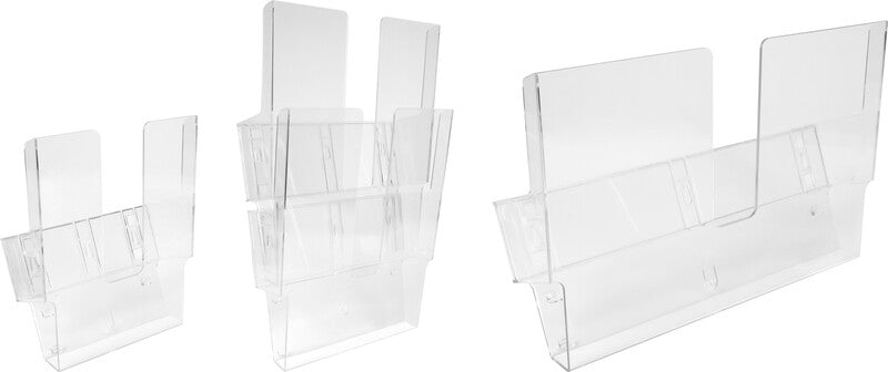 Biella Wandprospekthalter – für A4 quer – 334 × 220 × 114 mm