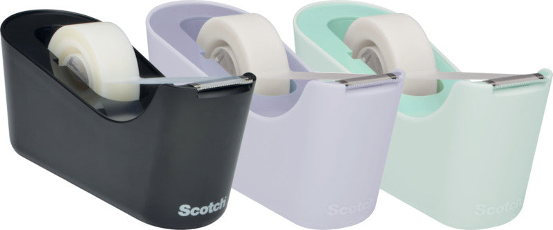 Scotch Tischabroller C18 – für Rollenbreite bis 19 mm, für Bandlänge bis 33 m, für Kern 1", rutschfest