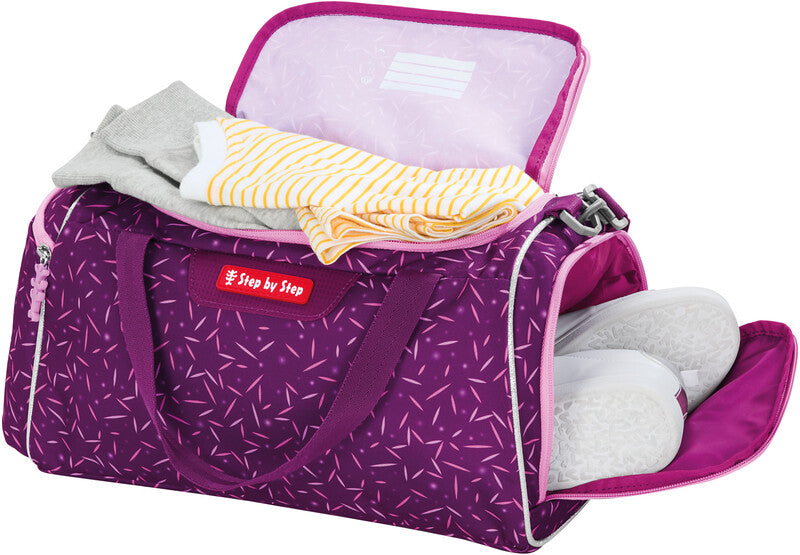 Step by Step Sporttasche – Motiv Pretty Unicorn Nuala, mit Schultergurt, wasserabweisend, 38 × 20 × 23 cm