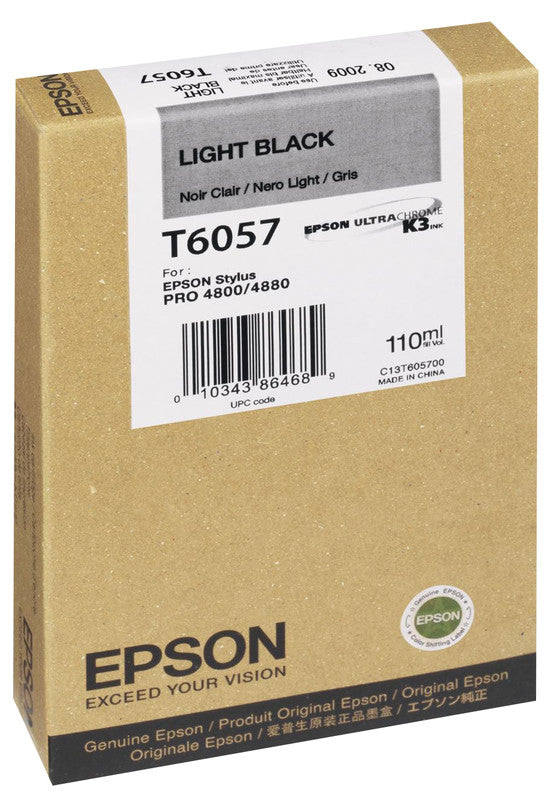 Epson Tintenpatrone T6057, Schwarz, 110 ml