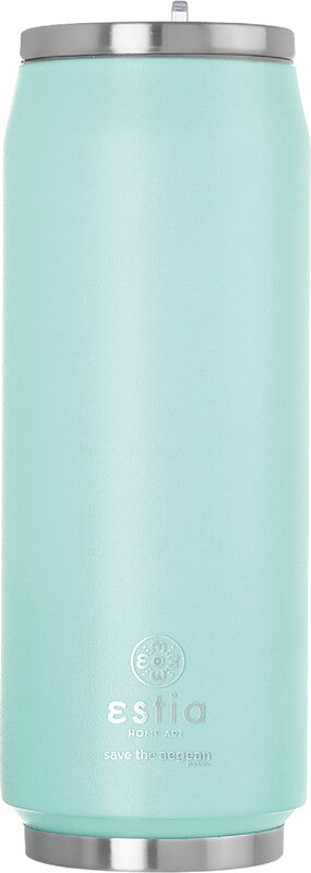 Estia Trinkflasche – 5 dl – Edelstahl, isoliert, Schraubverschluss – Bermuda Green