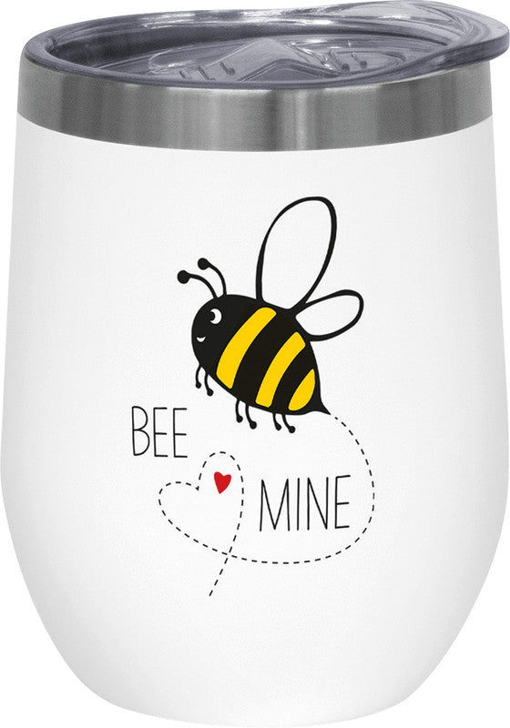 Ppd Thermotasse – 0,35 l, Edelstahl, mehrfarbig, doppelwandig, Deckel, spülmaschinenfest, BPA-frei