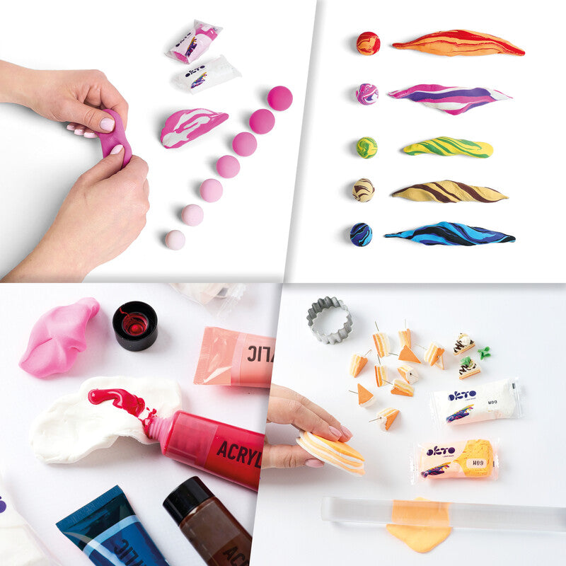 Okto Sensory Art – Modelliermasse-Set – ab 14 Jahren – 30 Modelliermassen 6 g