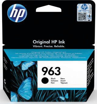 HP 963 Schwarz Tintenpatrone (Original) – 1'000 Seiten – für HP OfficeJet Pro 9010/9012/9014 …