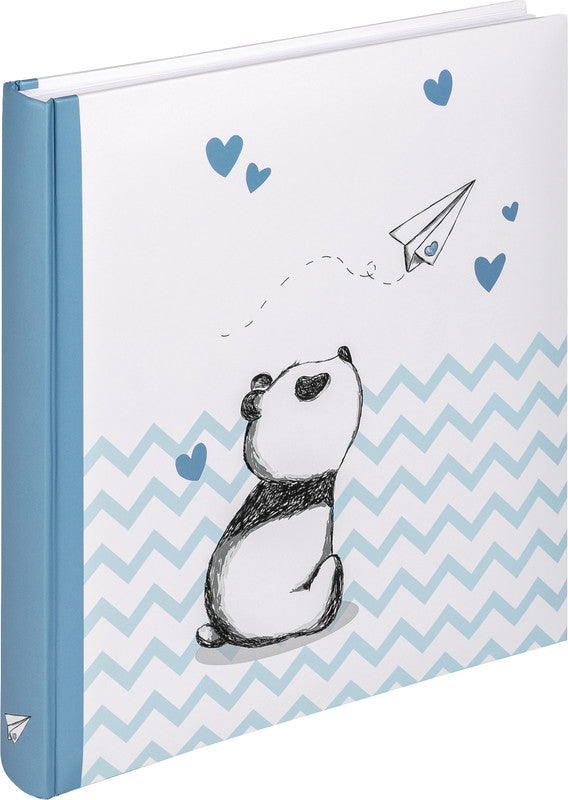 Walther Design Walther Fotoalbum – blau, illustrierter Vorspann, Karton, 280 × 305 mm