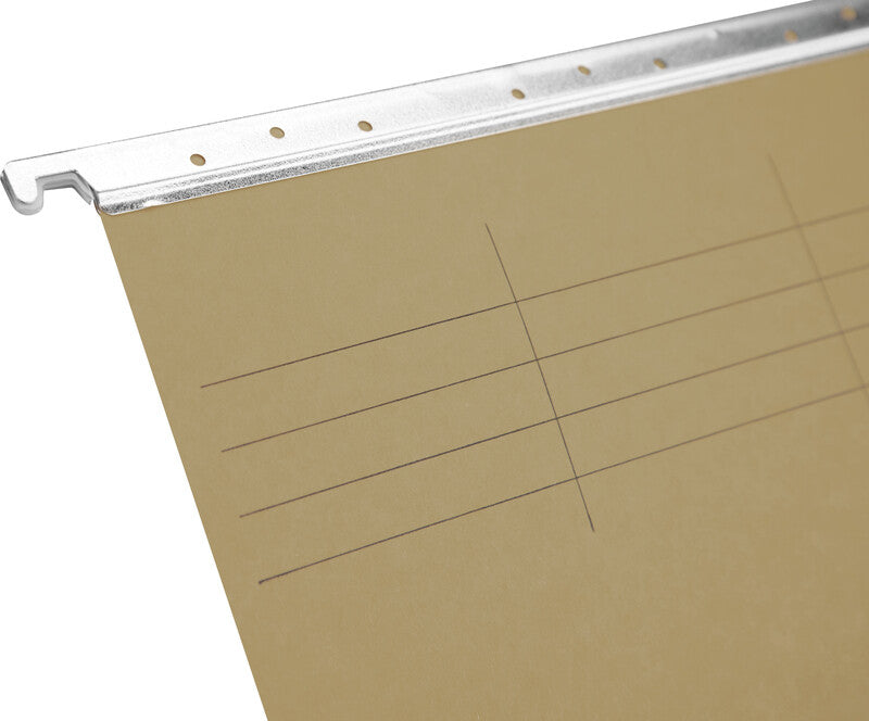 Biella Hängeordner für A4 – Karton, Grau, 320 × 250 mm, mit Vordruck