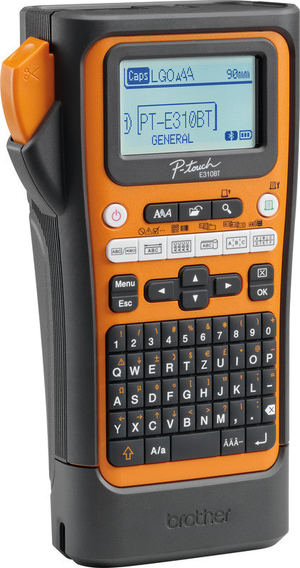 Brother E310BTVP – Beschriftungsgerät für TZe-Bänder 3,5–18 mm, USB, Bluetooth, Auto-Cutter