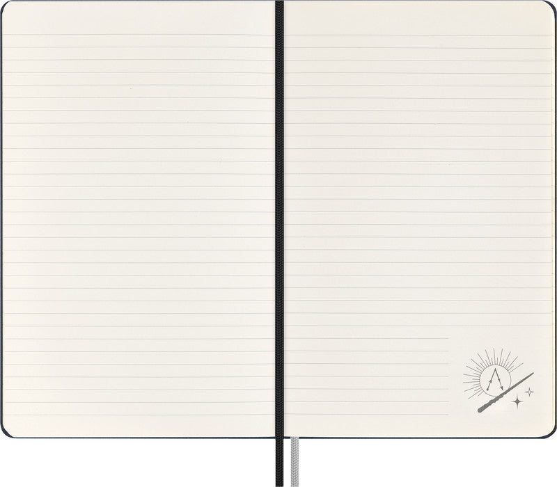 Moleskine Notizbuch Limited Edition Harry Potter, Leimbindung, Hardcover, 176 Seiten, 100 g/m² – schwarz