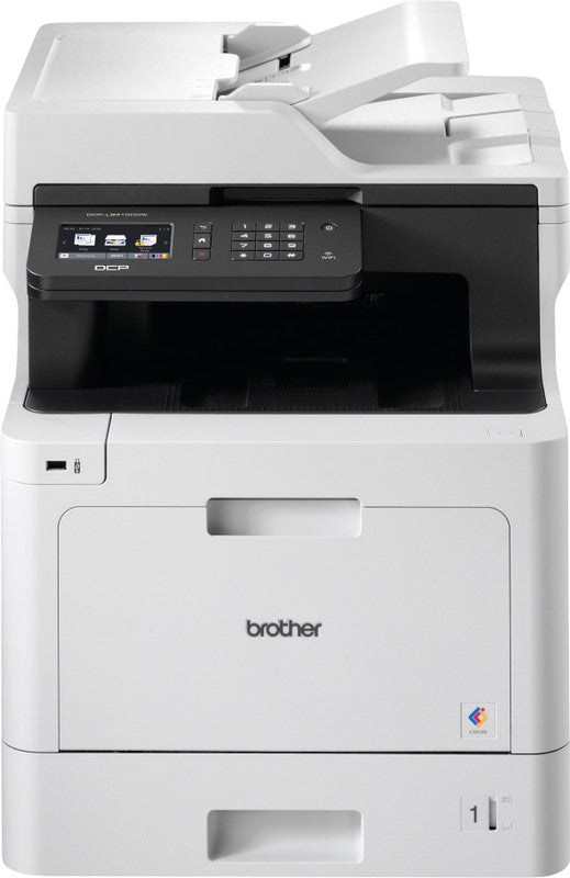 Brother DCP-L8410CDW – Farbiges Laser-MFP A4, 3-in-1 – USB/WLAN – Duplex, ADF – 31 S./Min. S/W, 31 S./Min. Farbe