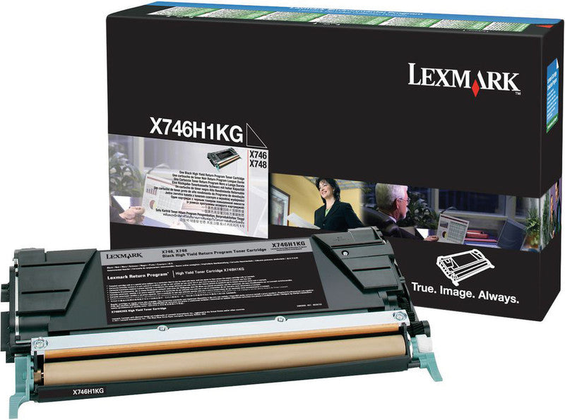 Lexmark Toner – schwarz, 12000 Seiten