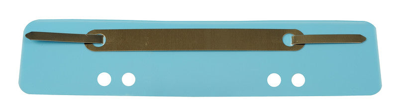 Heftverschlüsse – 150 × 34 mm – Kunststoff – Hellblau – Integrierte Abheftvorrichtung – 25 Stk.