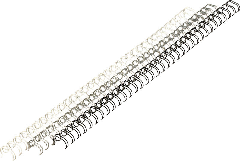 GBC Bindedisc-Ringe – für A4 – Ø 8 mm, schwarz, Draht – 100 Stk.