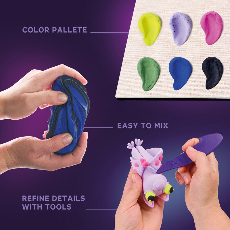 Okto Sensory Art – Modelliermasse-Set Little Worlds – ab 8 Jahren – 210 × 210 mm