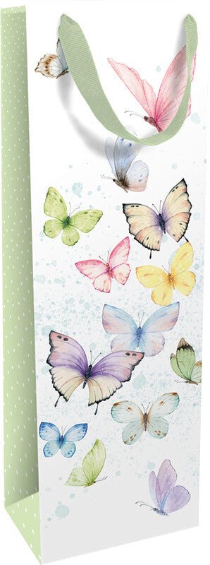 Braun + Company Geschenkbox – Flaschentüte Soft Whisper – Frühling, matt – 120 × 360 × 80 mm