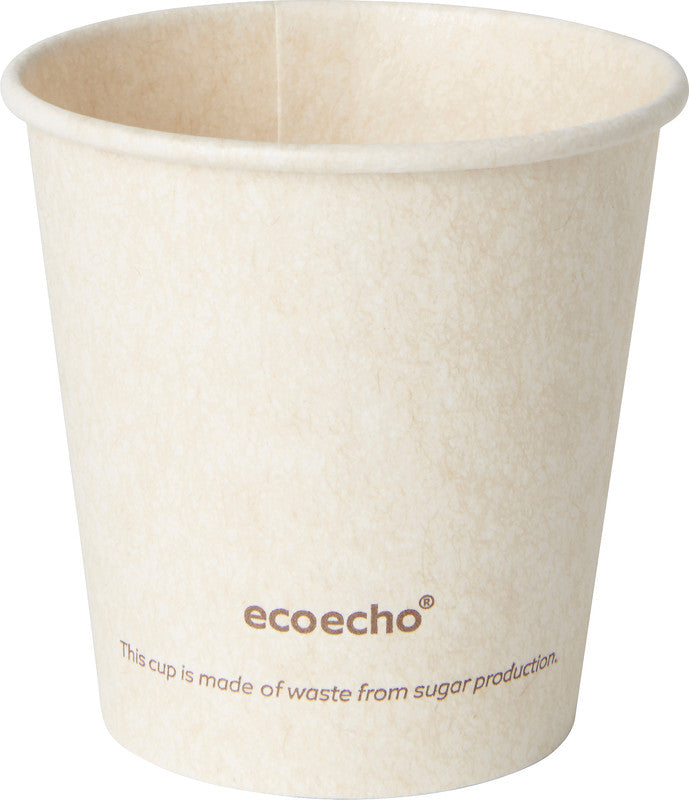 Duni Trinkbecher Bagasse (PLA-beschichtet) – 1,2 dl, beige, 50 Stück