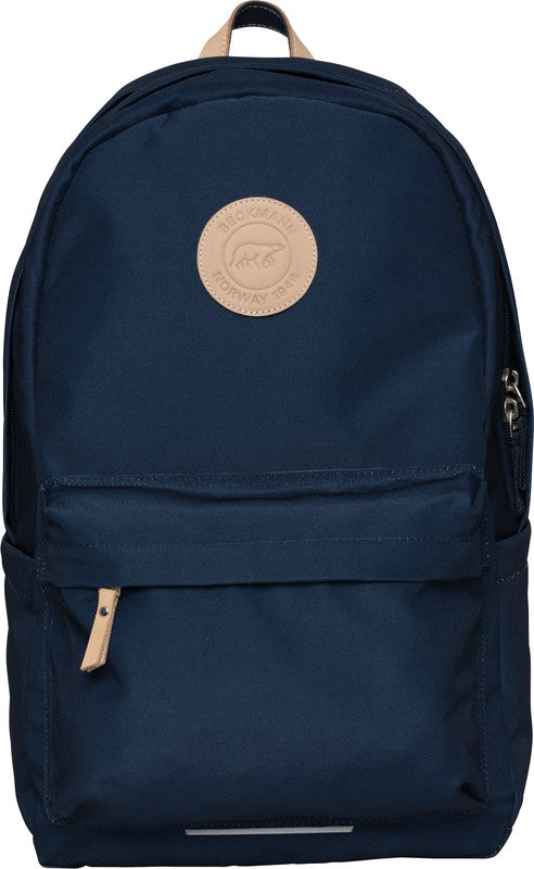 Beckmann Rucksack City – Mountain Blue – dunkelblau – aus recycelten PET-Flaschen