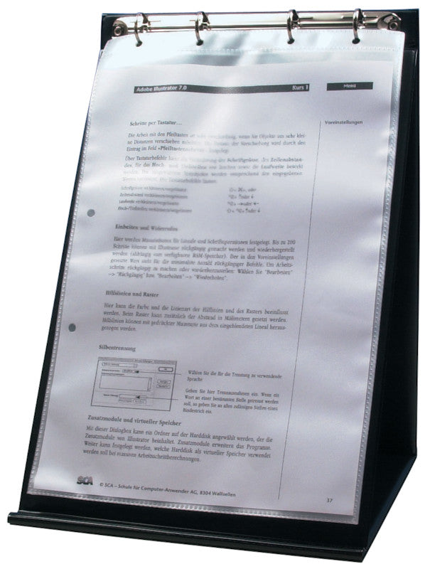 Rillstab Flipchart-Block – 29,7 × 42,0 cm, transparent, Kunststoff