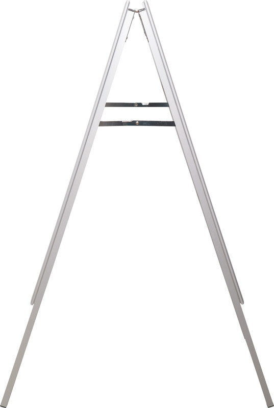 MAUL Plakatständer – für A1 hoch, silber, Metall/Kunststoff, 624×756×1115 mm
