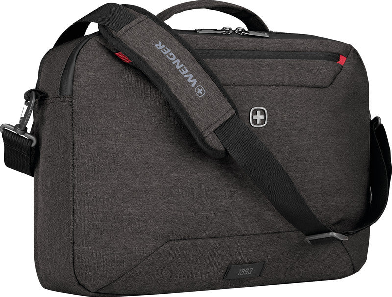 Wenger/SwissGear Wenger MX Commute Notebook-Tasche – für Notebooks bis 16", 20 l, Aufsteckfunktion, Polyester, grau