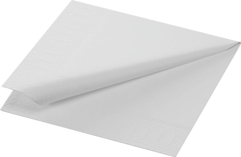Duni Servietten Neutral – 24 × 24 cm – 2-lagig, Tissue – 300 Stk.