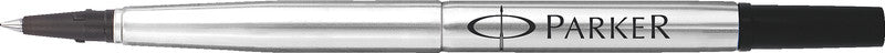 Parker Rollerpatrone für Parker Rollerball-Schreibgeräte – Schwarz, 0,5 mm, geruchsarm, 1 Stück