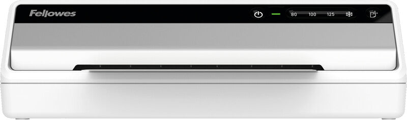 Fellowes Saturn 3i Laminiergerät A4 – Kaltlaminierer, bis 125 µm, 2 Rollen, 300 mm/min, schwarz/grau